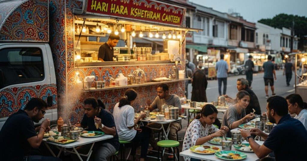 Pure vegetarian food truck in Georgetown – Hari Hara Kshethram Canteen